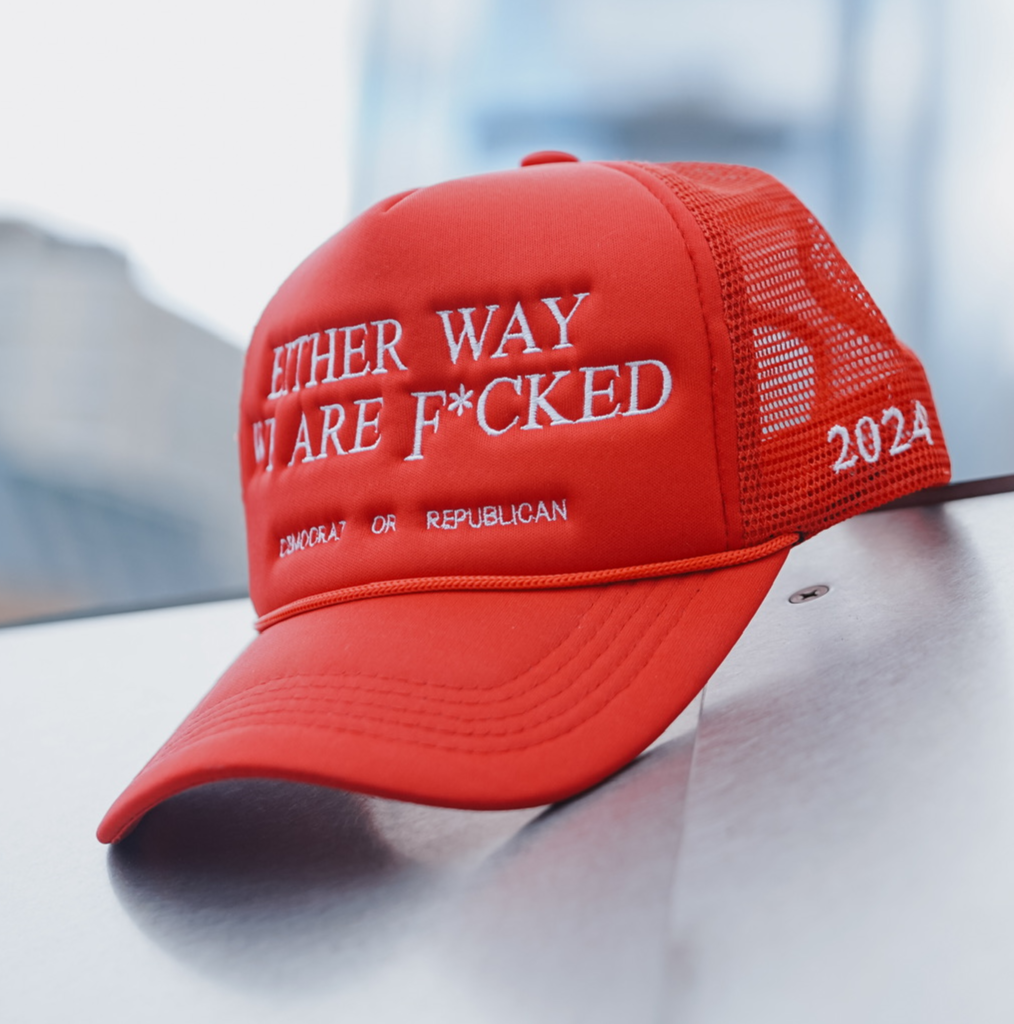"Either Way" Red Trucker